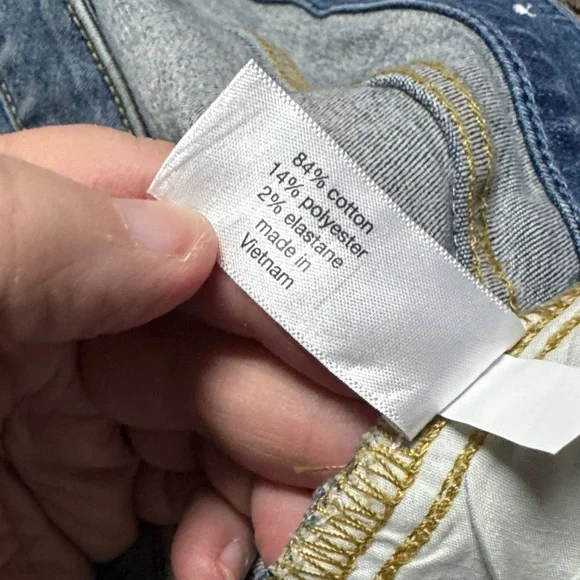 Lane Bryant Mid Rise Signature Fit Straight 18 Jeans Plus 18W Like New Bling - Picture 9 of 10